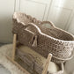Scalloped Crochet Moses Basket
