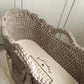 Scalloped Crochet Moses Basket